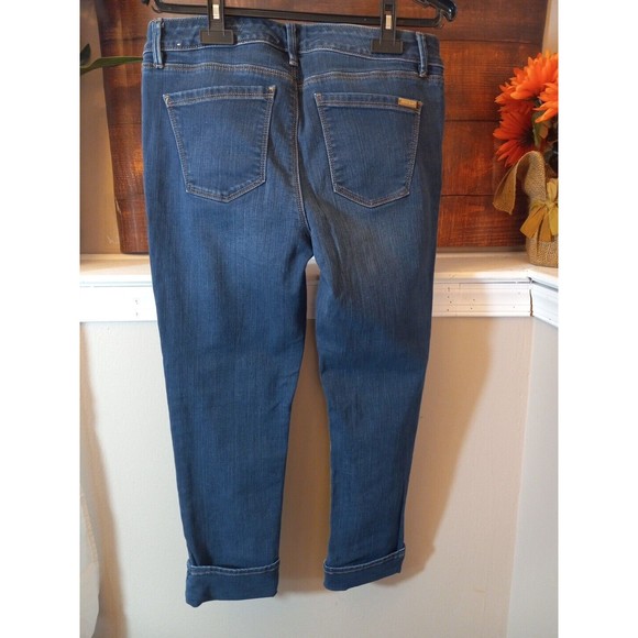Whbm Womens Slim Crop Denim Cuffed Jeans‎ Size 6 - Picture 7 of 15